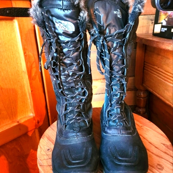THE NORTH FACE SHELLISTA PRIMALOFT WATERPROOF TALL WINTER BOOTS-SIZE 7.5 - Picture 4 of 8